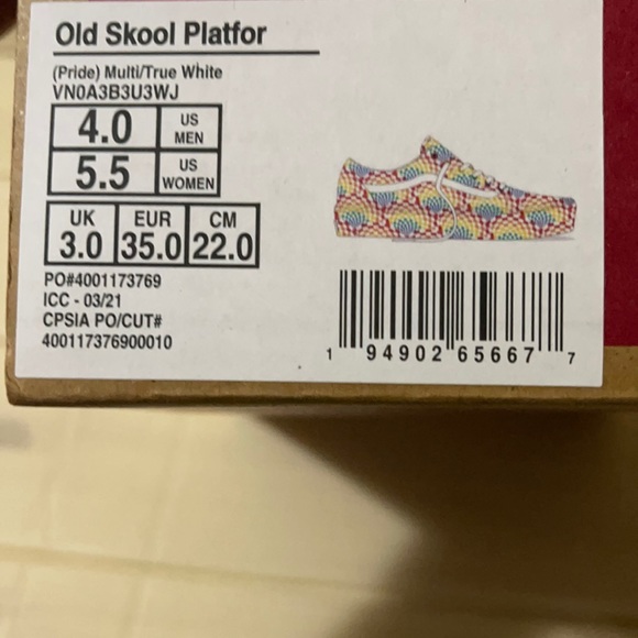 Vans Old Skool platfor women’s NWT - Picture 8 of 12